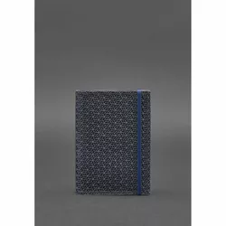 Кожаная обложка для паспорта 2.0 Карбон синяя