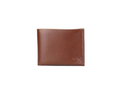Шкіряний гаманець Mini з монетницею світло-коричневий