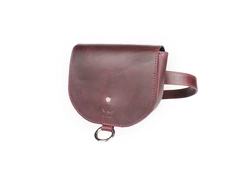 Женская кожаная сумка Ruby S бордовая винтажная