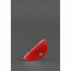 Кожаный холдер для наушников Красный
