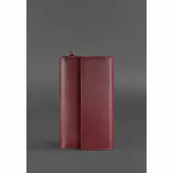Кожаный клатч-органайзер (Тревел-кейс) 5.1 бордовый