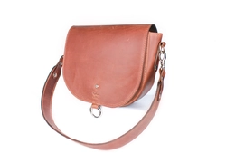 Женская кожаная сумка Ruby L светло-коричневая винтажная