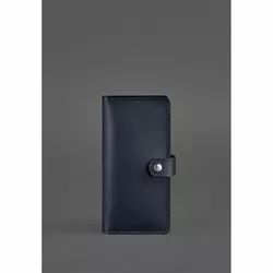 Кожаное портмоне 7.0 темно-синее