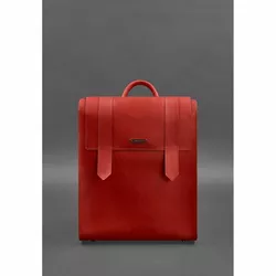 Женский кожаный красный рюкзак Blackwood