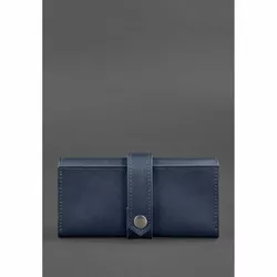 Кожаное портмоне 3.0 темно-синее