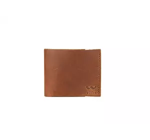 Шкіряний гаманець Mini з монетницею світло-коричневий вінтаж