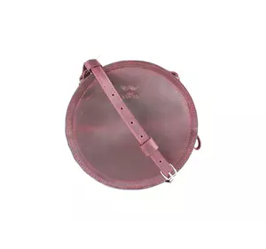Женская кожаная сумка Amy S бордовая винтажная