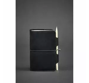 Кожаный блокнот (Софт-бук) 3.0 черный