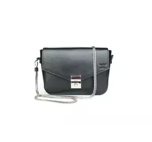 Женская кожаная сумочка Yoko черная