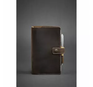 Кожаный блокнот (Софт-бук) 4.0 темно-коричневый