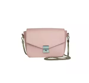 Жіноча шкіряна сумочка Yoko рожева флотар