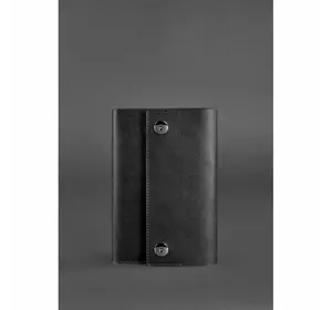 Кожаный блокнот (Софт-бук) 5.0 черный