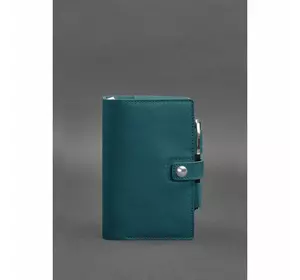 Кожаный блокнот (Софт-бук) 4.0 зеленый Краст