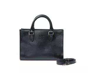 Женская кожаная сумка Fancy черная