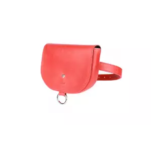 Женская кожаная сумка Ruby S красная винтажная