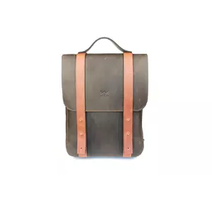Рюкзак 13" коричнево-коньячный винтажный