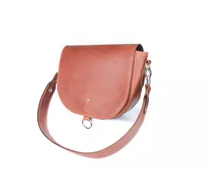 Женская кожаная сумка Ruby L светло-коричневая винтажная