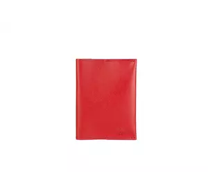 Паспортная обложка красная сафьян
