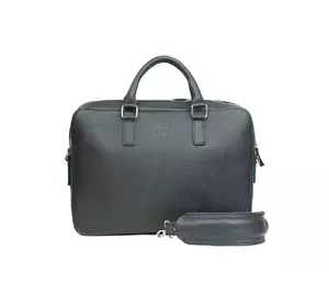 Кожаная деловая сумка Briefcase 2.0 черный флотар