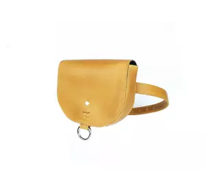 Жіноча шкіряна сумка Ruby S жовта вінтажна