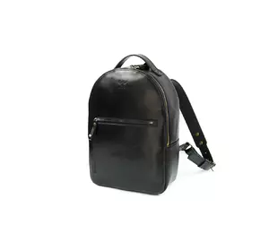 Кожаный рюкзак Groove M черный