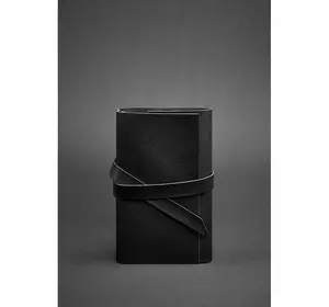 Кожаный блокнот (Софт-бук) 1.0 черный